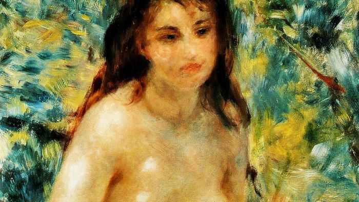 オーギュスト・ルノワール「陽光の中の裸婦」