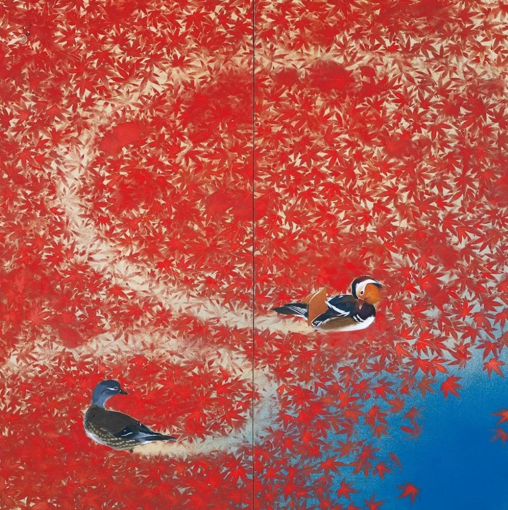 川端龍子「愛染」