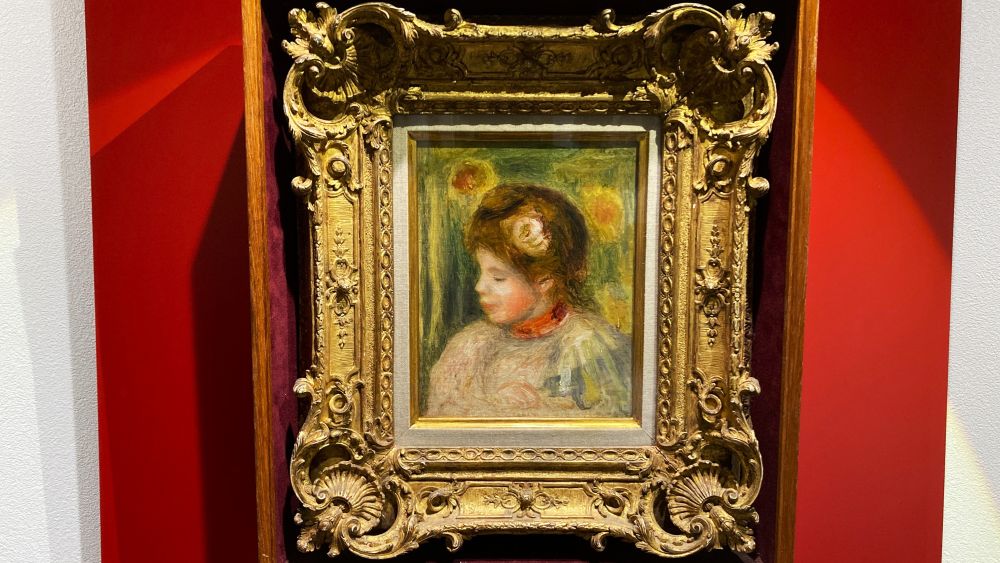 オーギュスト・ルノワール「少女像」