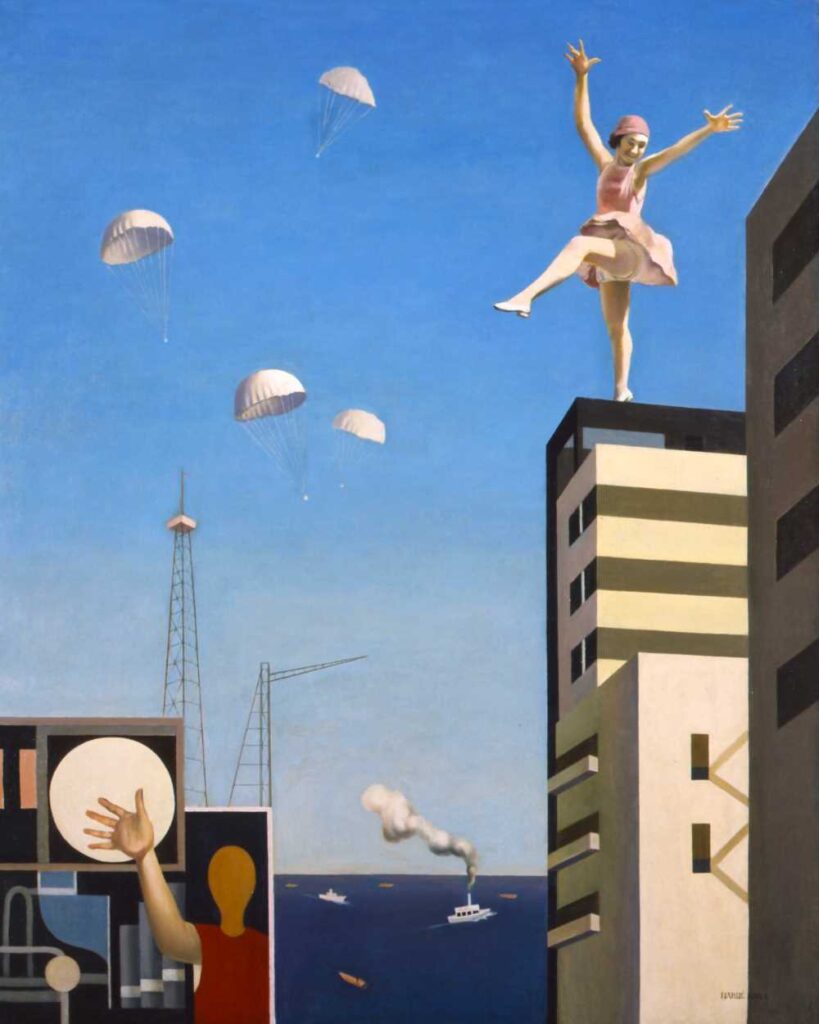 古賀春江「窓外の化粧」