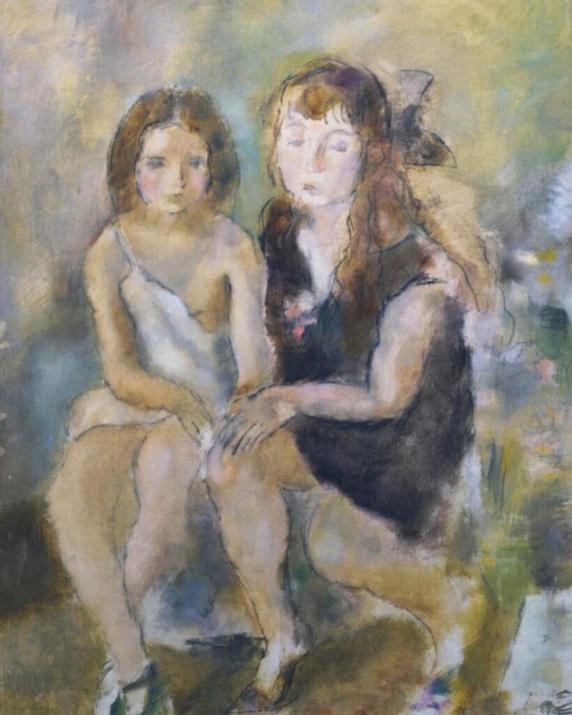 ジュール・パスキン「クララとジュヌヴィエーヴ」