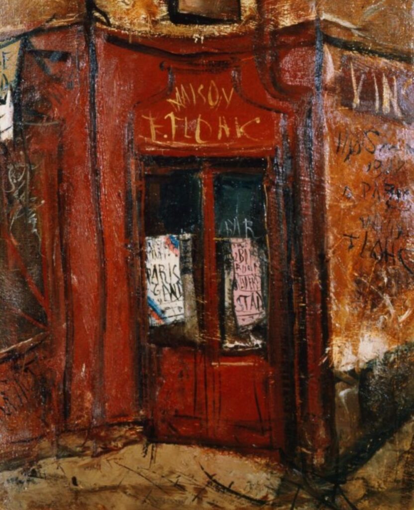 佐伯祐三「バーの入口」