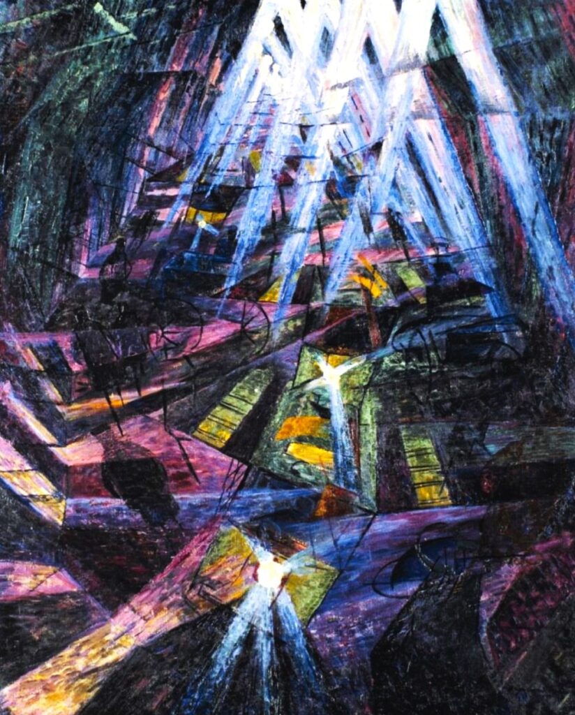 ウンベルト・ボッチョーニ「街路の力」