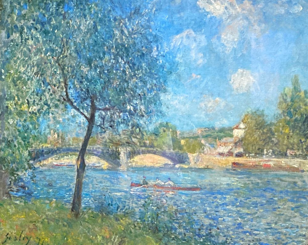 アルフレッド・シスレー「舟遊び」