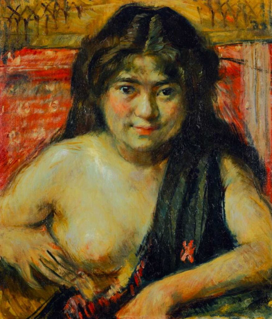 中村彝「少女 」