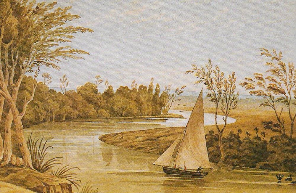 フレデリック・ガーリング「スワン川の眺め」